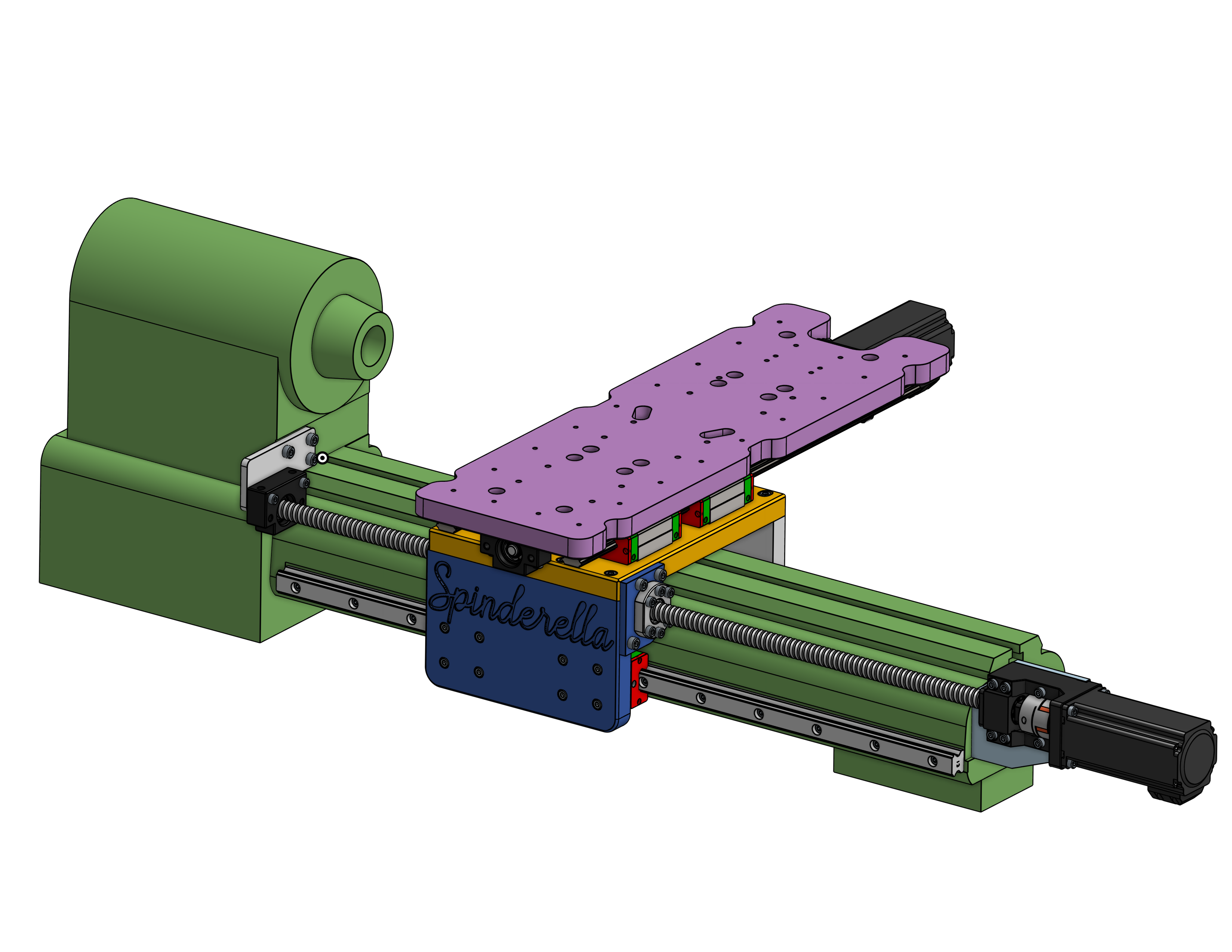 X-Z carriage CAD, no tool changer