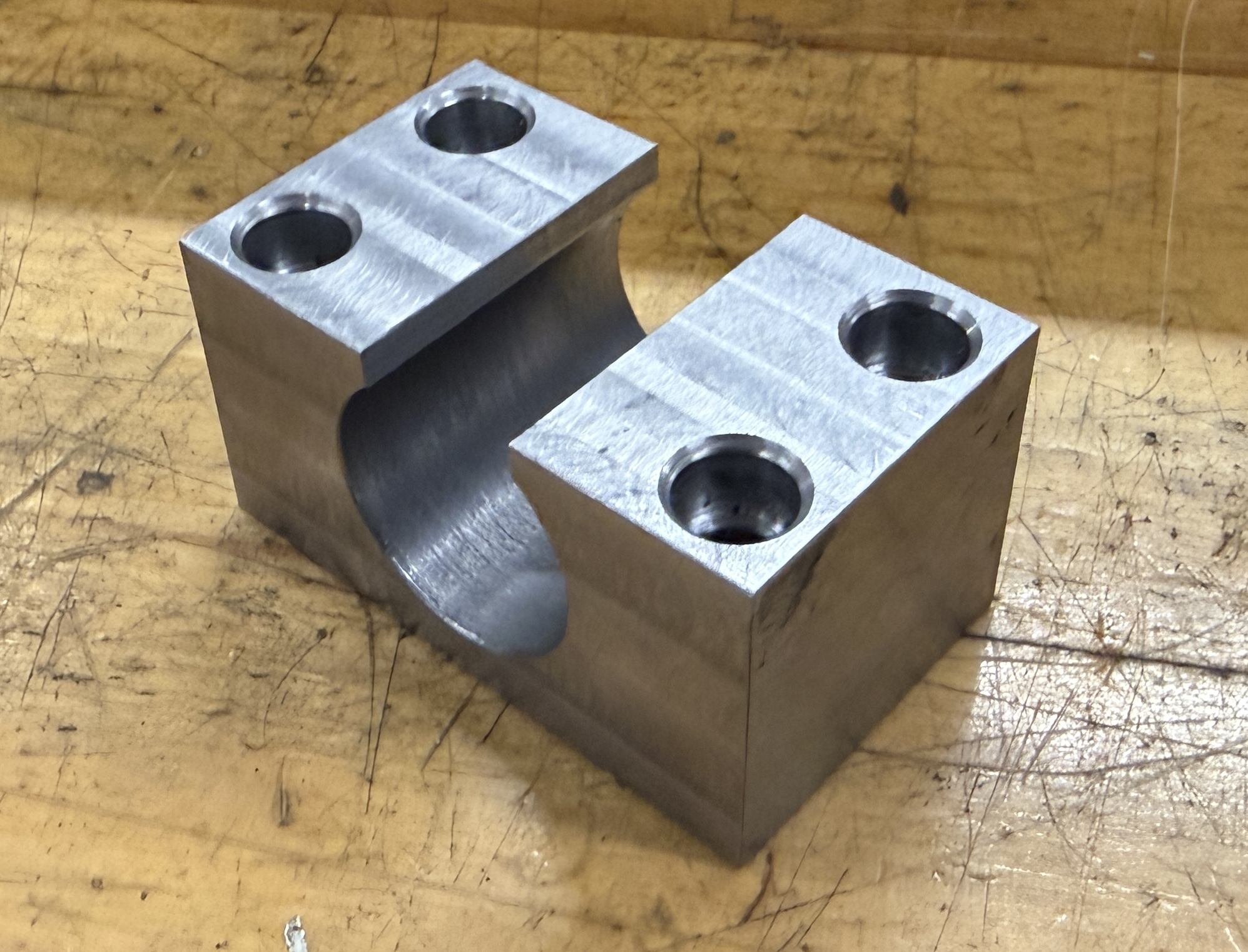 X-axis ball nut housing halves